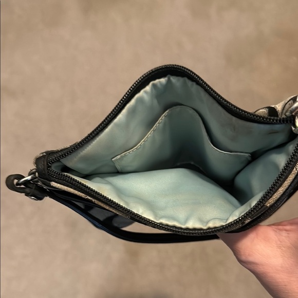 Coach Black and Gray Wristlet - Picture 5 of 12